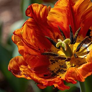 Vibrant Flower Closeup