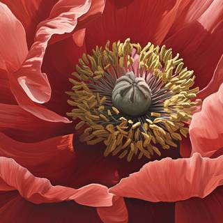 Vibrant Flower Closeup