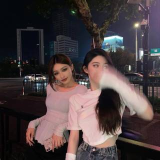 Kanako and her good friend Haniko