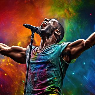 Captivating Karaoke Singer