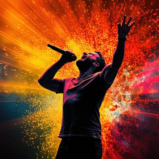 Captivating Karaoke Singer