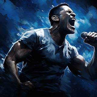 Captivating Karaoke Singer