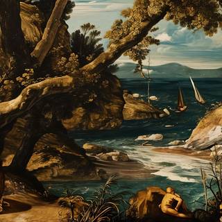 Artwork of Cyprus Landscape