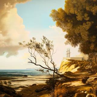 Artwork of Cyprus Landscape