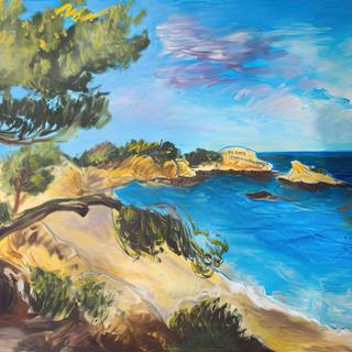 Artwork of Cyprus Landscape