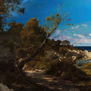 Artwork of Cyprus Landscape