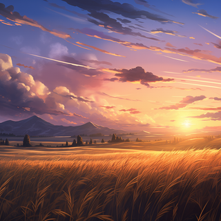 Harvest Glow at Dusk by RNova86