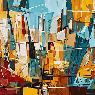 Cubist Cityscape