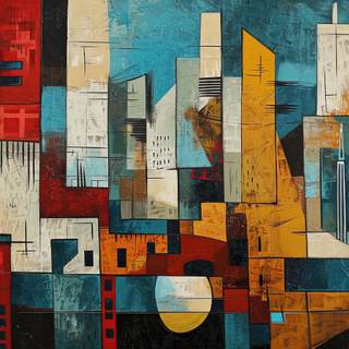 Cubist Cityscape