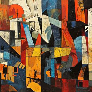Cubist Cityscape