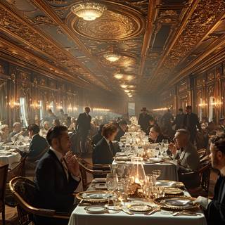 Luxurious Titanic Dining Saloon
