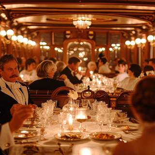 Luxurious Titanic Dining Saloon