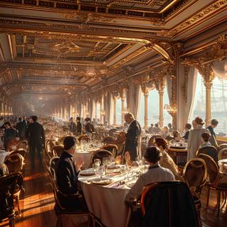 Luxurious Titanic Dining Saloon