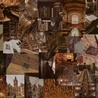 Harry Potter Collage Wallaper