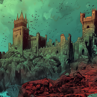 Enchanting Fantasy Ruins by robokoboto