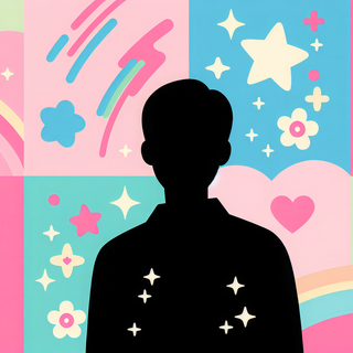 Kawaii Inspired Rainbow Stars by QuantumCurator