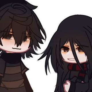 me and my friend irl as gacha character