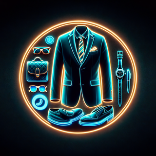 Preppy Style Neon Outline Fashion by robokoboto