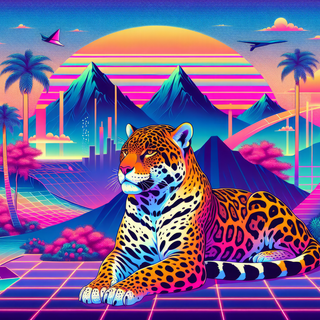 Retro-Styled Jaguar by QuantumCurator