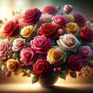 Rose Bouquet by robokoboto