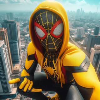 Miles morales yellow suit 