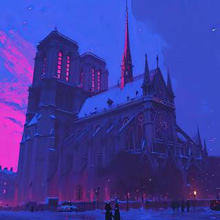 Mystical Twilight Cathedral