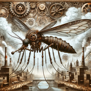 Steampunk Mosquito by QuantumCurator