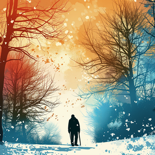 Snowy Forest by robokoboto