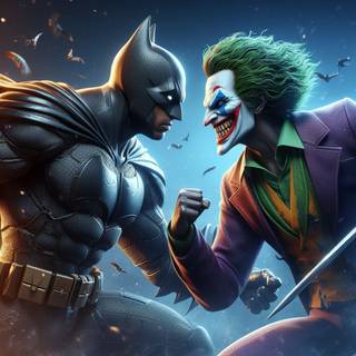 BATMAN & JOKER HD WALLPAPER