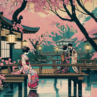 Sakura Garden Romance by QuantumCurator