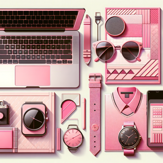 Preppy Pink Tech Essentials by robokoboto