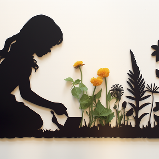 Gardening Silhouette by robokoboto