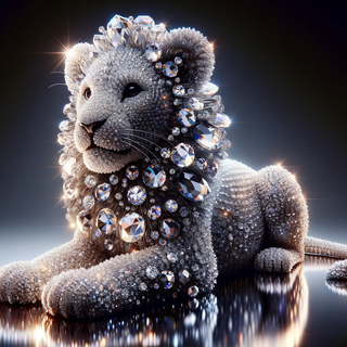Sparkling Lion Cub by robokoboto