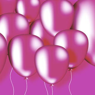 Crowded balloons by Paper
