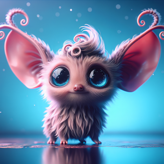 Jigglypuff Inspired, Fantasy Pokémon Art by QuantumCurator