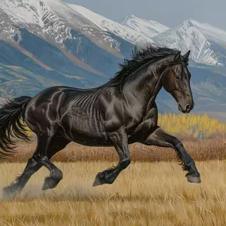Powerful Majestic Stallion