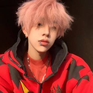 me when I had pink hair