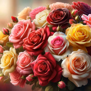 Rose Bouquet by robokoboto