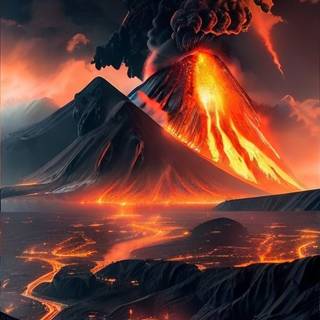 Volcano by Szapy