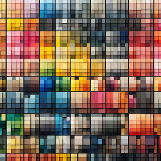 Colorful Mosaic Palette by robokoboto