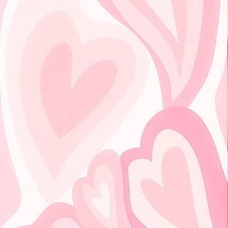Pink athestic heart wallpaper