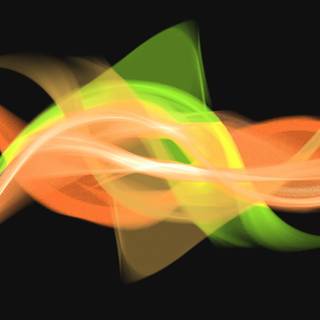 Colorful Waves by 3DART
