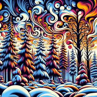 Winter Forest by robokoboto