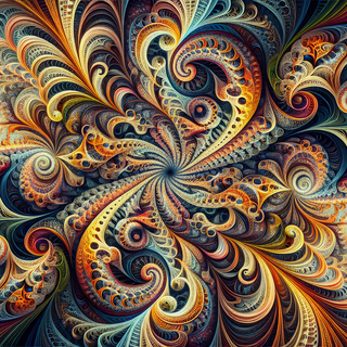 Swirl Fractal by QuantumCurator