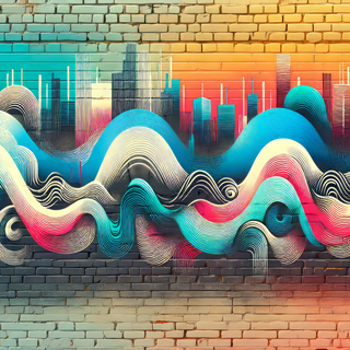 Abstract Wave by QuantumCurator