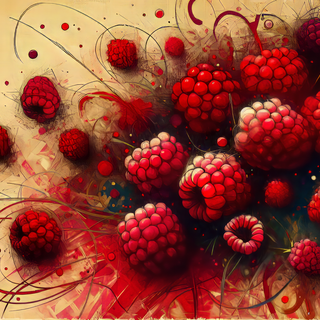 Raspberry Art  by QuantumCurator