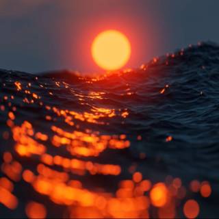 Beautiful Ocean Sunset 4k HD