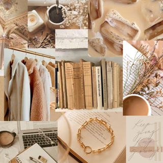 Beige Aesthetic Wallpaper Collage