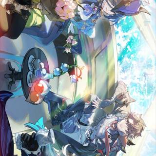 Neuvillette , Clorinde , Navia and Wriothesley