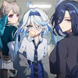 Clorinde , Furina and Lynette